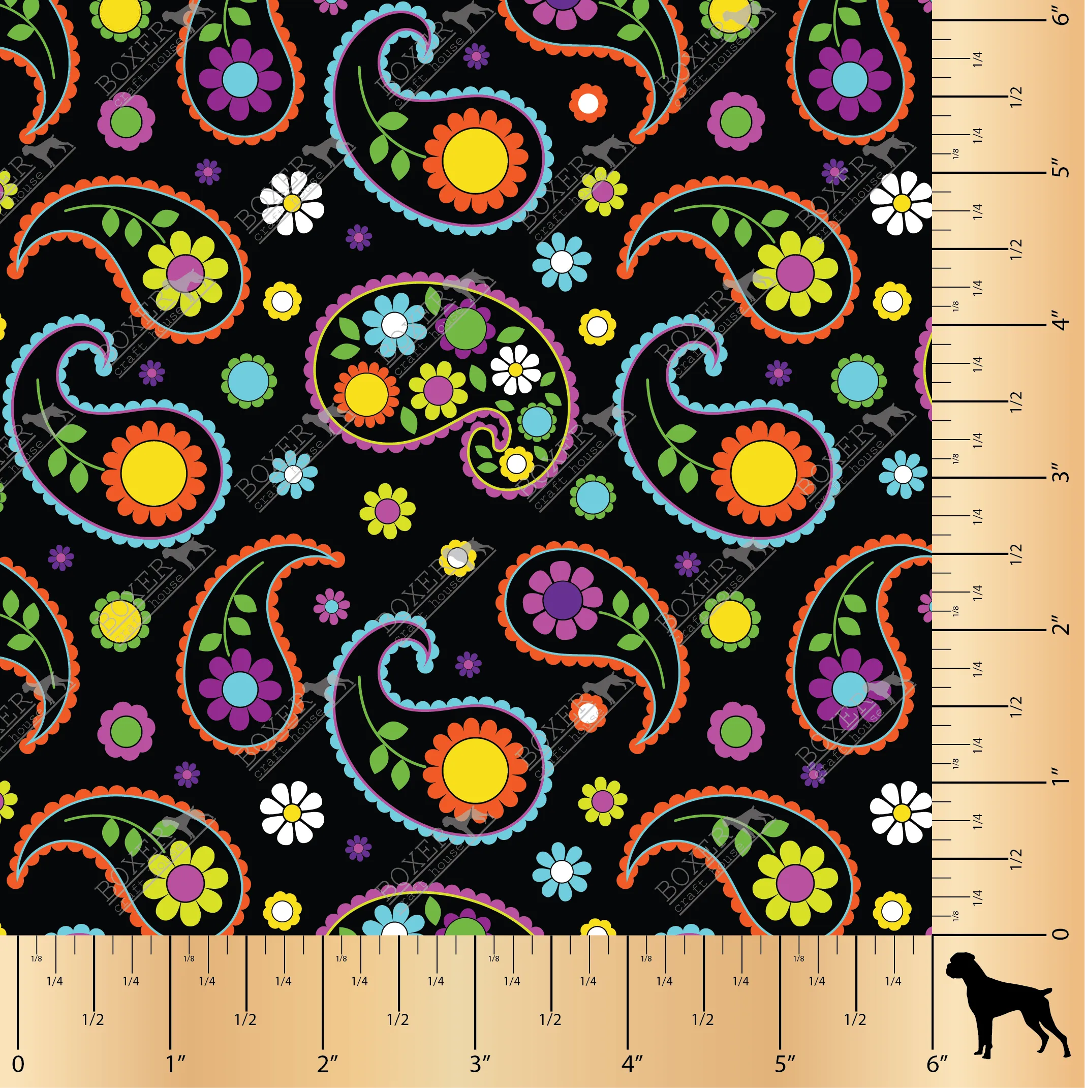 Paisley Flowers Groovy LG