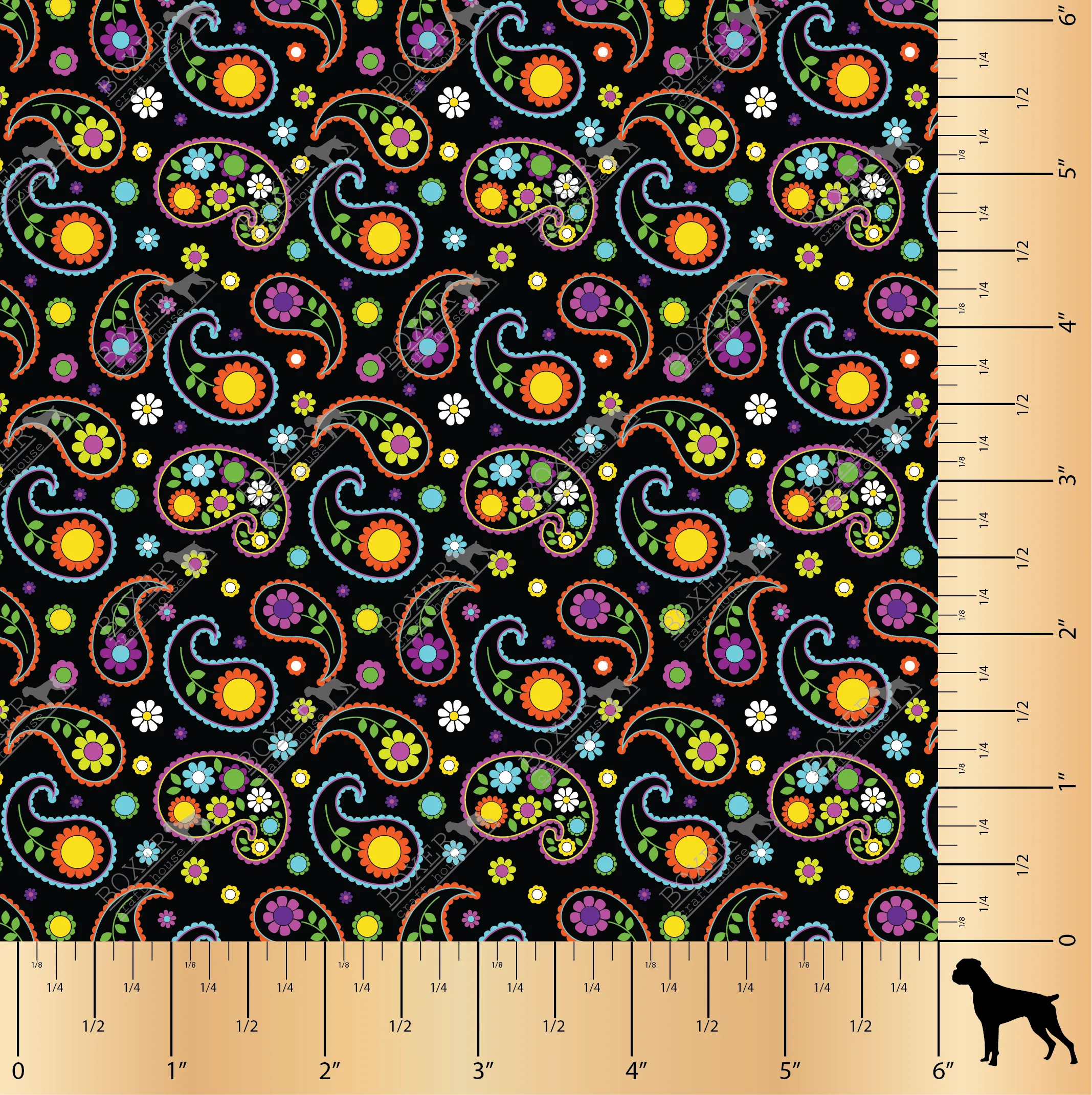 Paisley Flowers Groovy