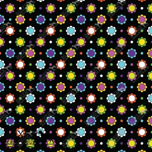Paisley Flowers Rainbow Flowers LG