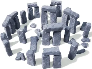 Pamonrueer 54 Pcs Miniature Stonehenge Model Kit Resin Stonehenge Figurines Travel Around The World Famous Architecture Figurines for Room Accessories DIY Antique Sculpture Desktop