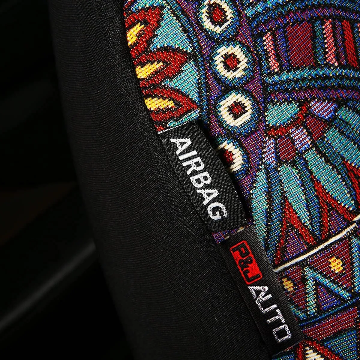P&J Durable Blanket Car Seat Cover Magic Boho Bucket Universal Fit for Cars SUVs Trucks Vans