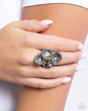 Paparazzi Ring ~ Deluxe Discs - Black