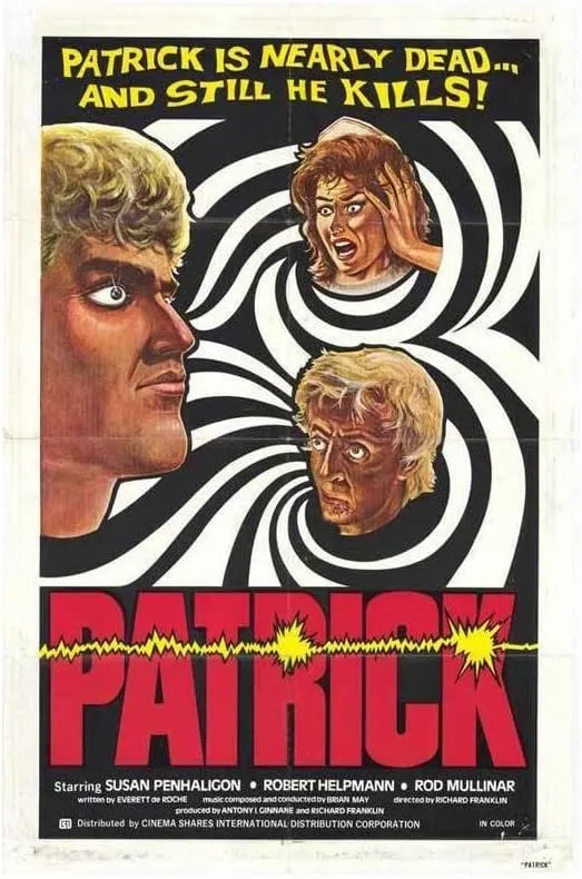 Patrick Movie Robert Helpmann Susan Penhaligon Rod Mullinar Wall Art Movie Night Home Decor For Living Room Aesthetic 24x36 Poster