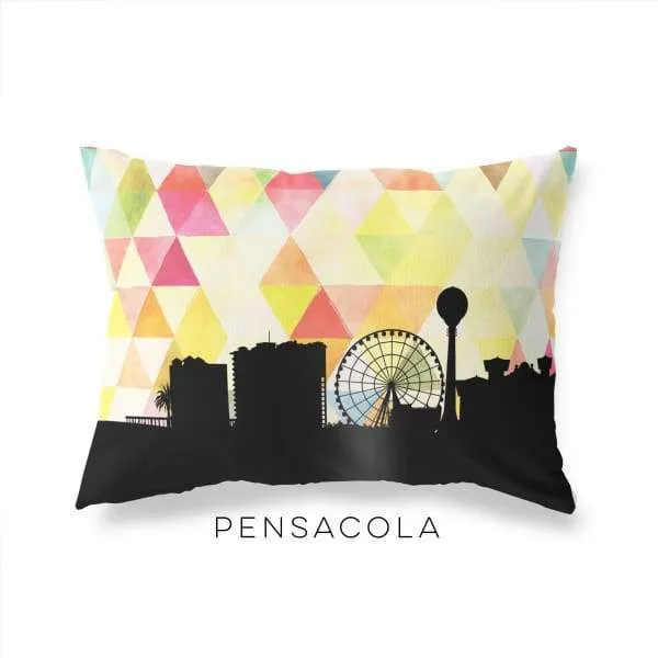 Pensacola, Florida geometric skyline