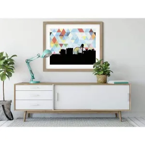 Pensacola, Florida geometric skyline