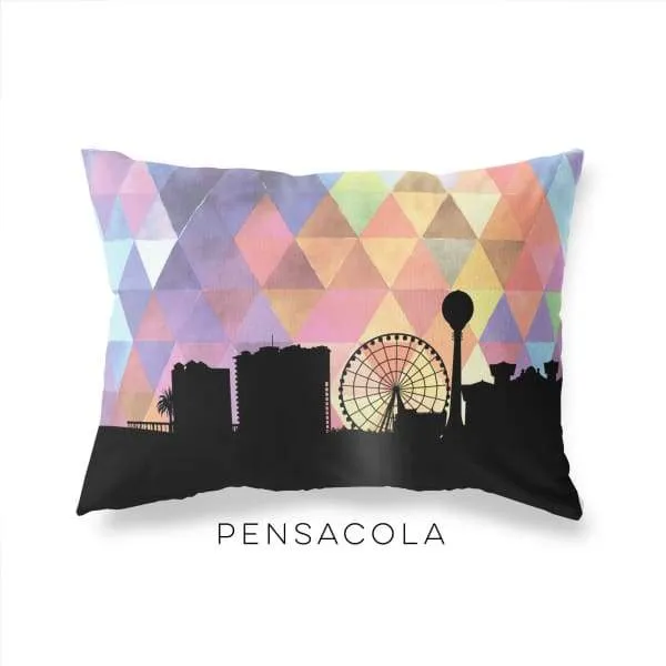 Pensacola, Florida geometric skyline