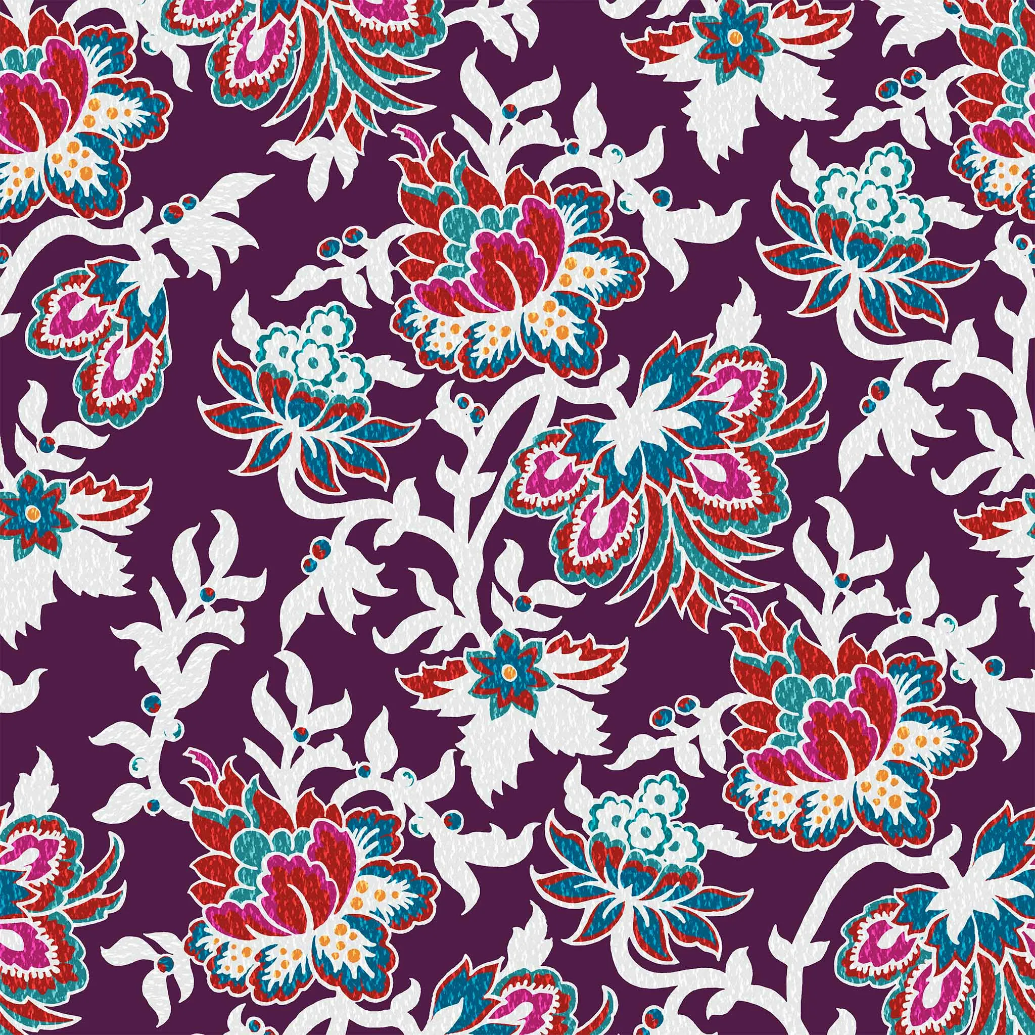 Petal to the Metal - Dramatic Floral Fabric