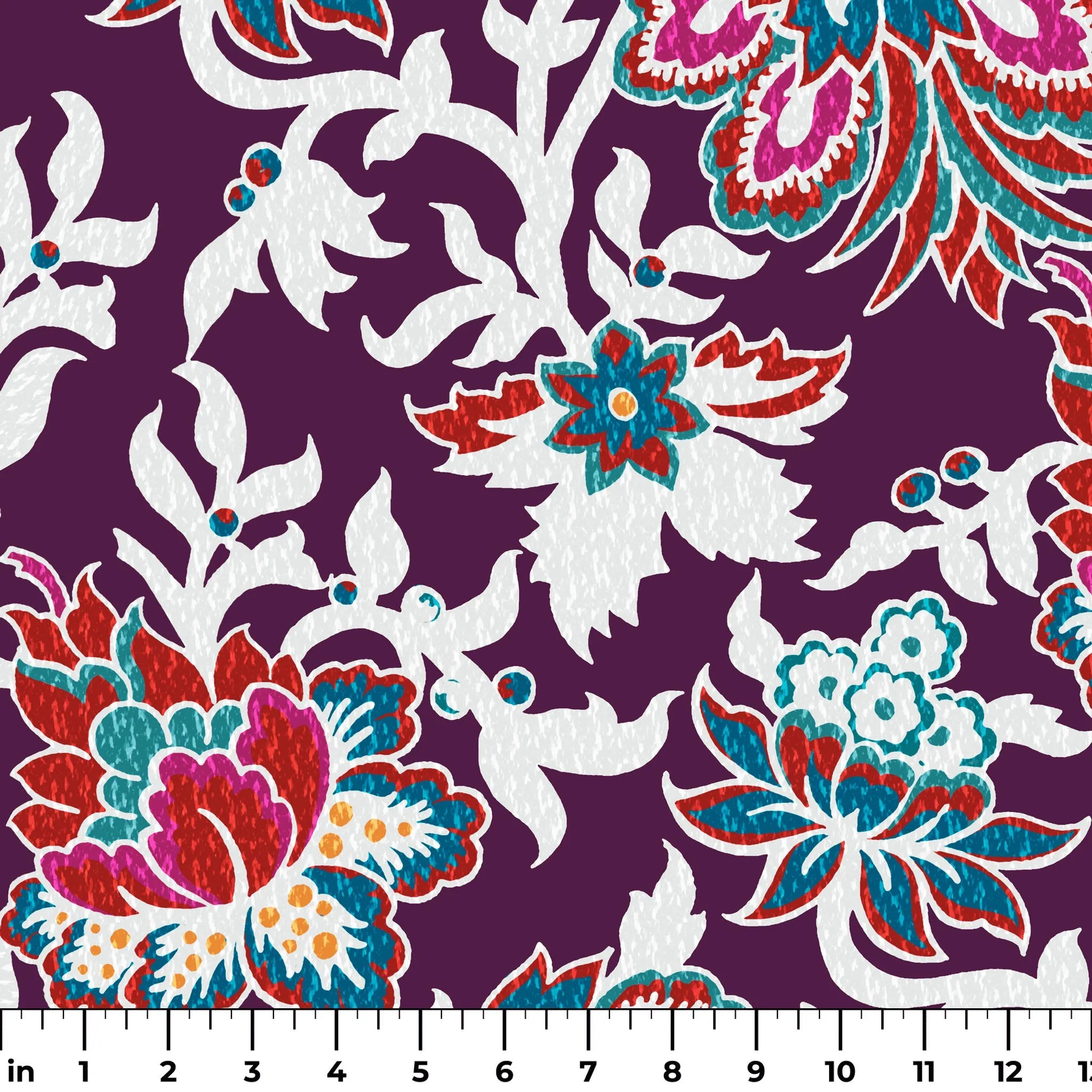 Petal to the Metal - Dramatic Floral Fabric