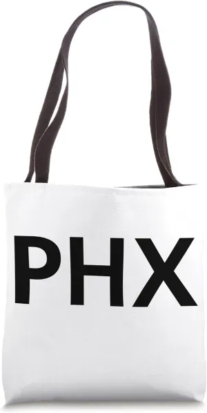 PHX Airport Code-Phoenix Sky Harbor Travel Apparel Tote Bag