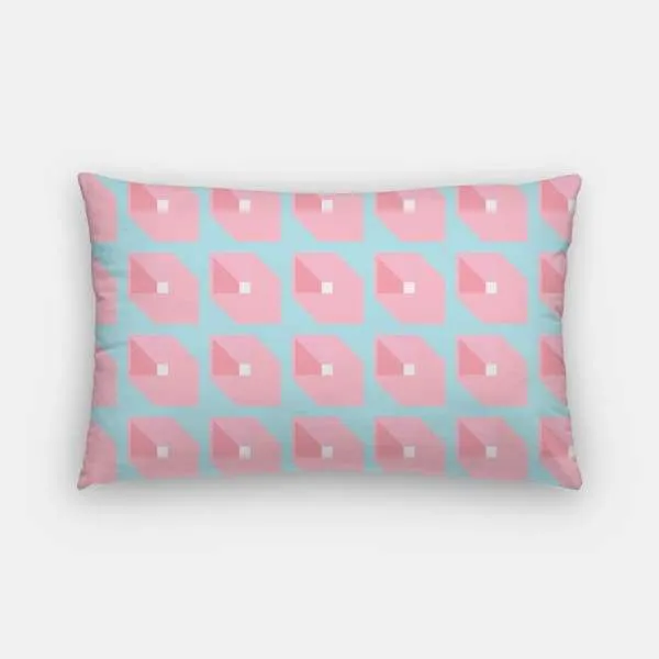 Pink Square Pattern