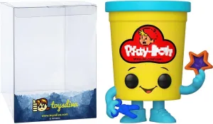 Play-D o h Container: P o p ! Retro Toys Vinyl Figurine Bundle with 1 Compatible 'ToysDiva' Graphic Protector (101-57811 - B)
