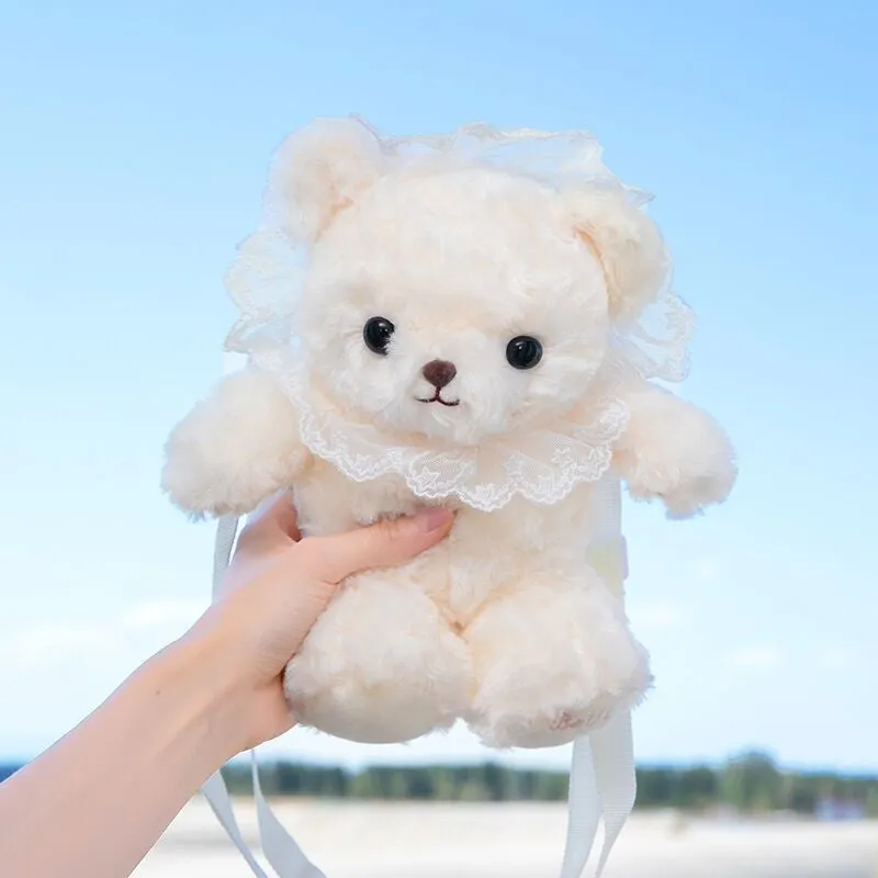 Plush bear backpack    HA1493
