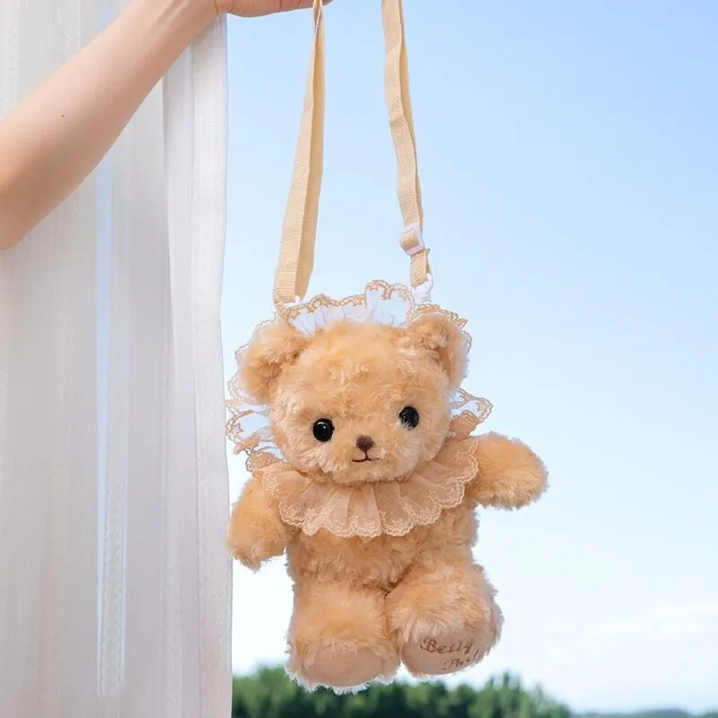 Plush bear backpack    HA1493