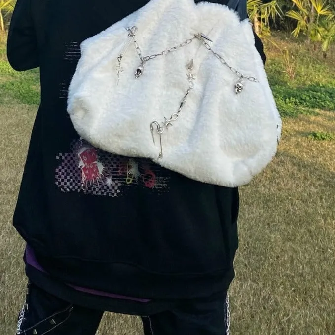 Plush Fluffy Shoulder Bag