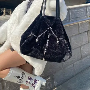 Plush Fluffy Shoulder Bag