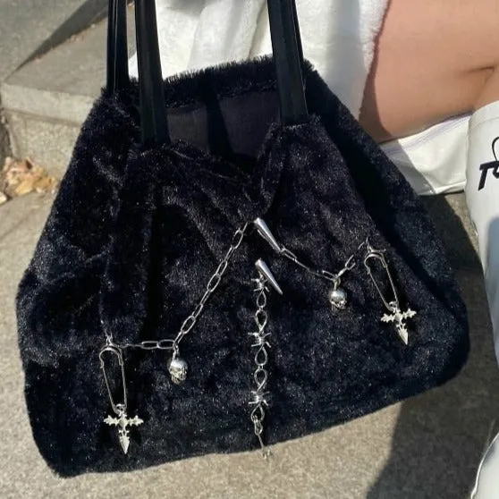 Plush Fluffy Shoulder Bag