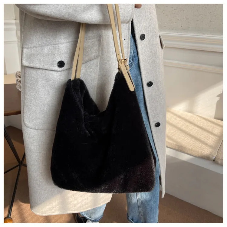Plush Shoulder Bag