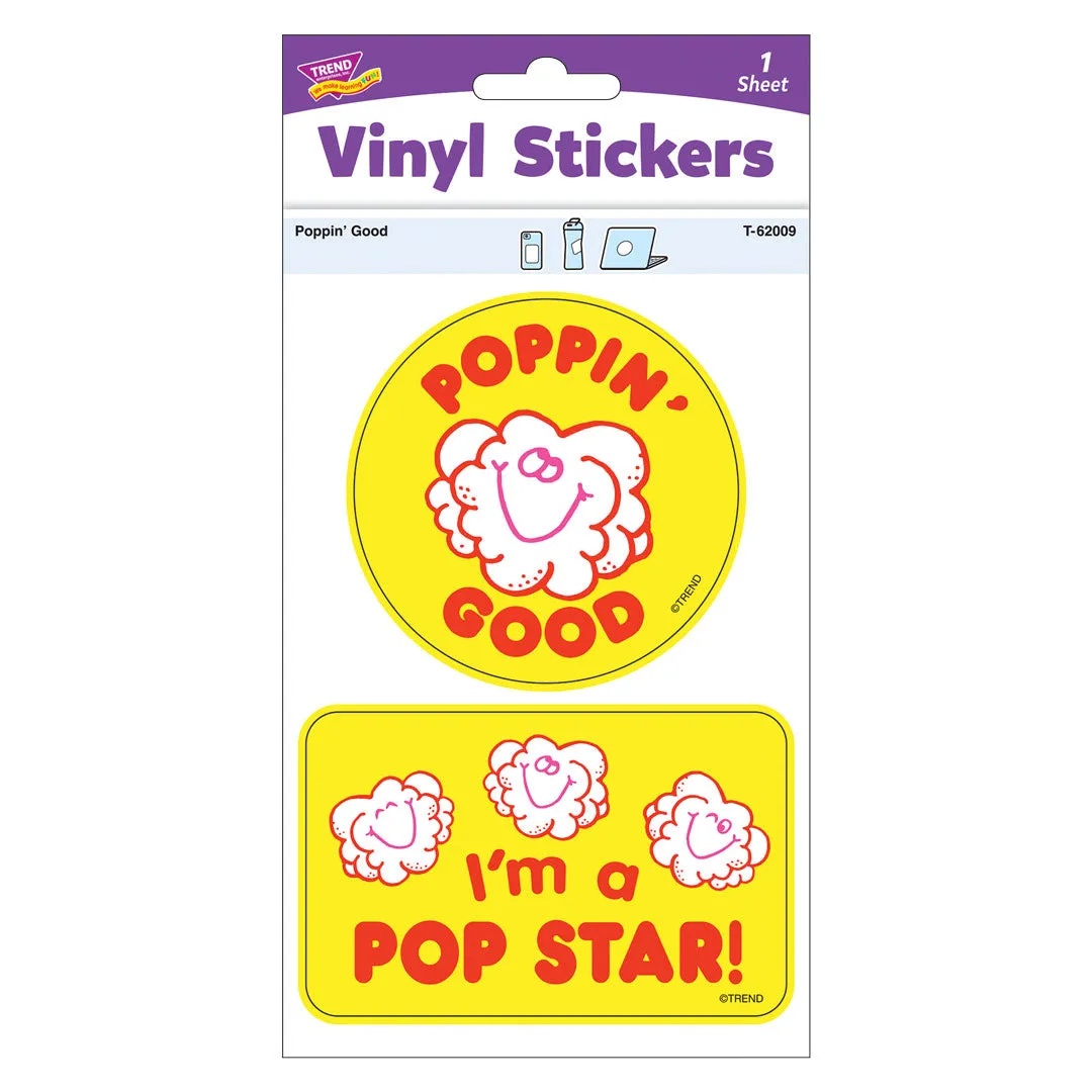 Poppin' Good Vinyl Stickers