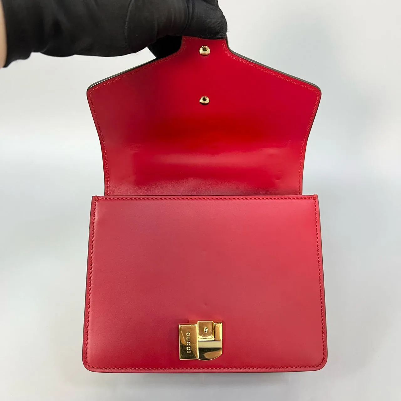 Preloved Gucci Sylvie bag 20cm*14cm red XJ11372