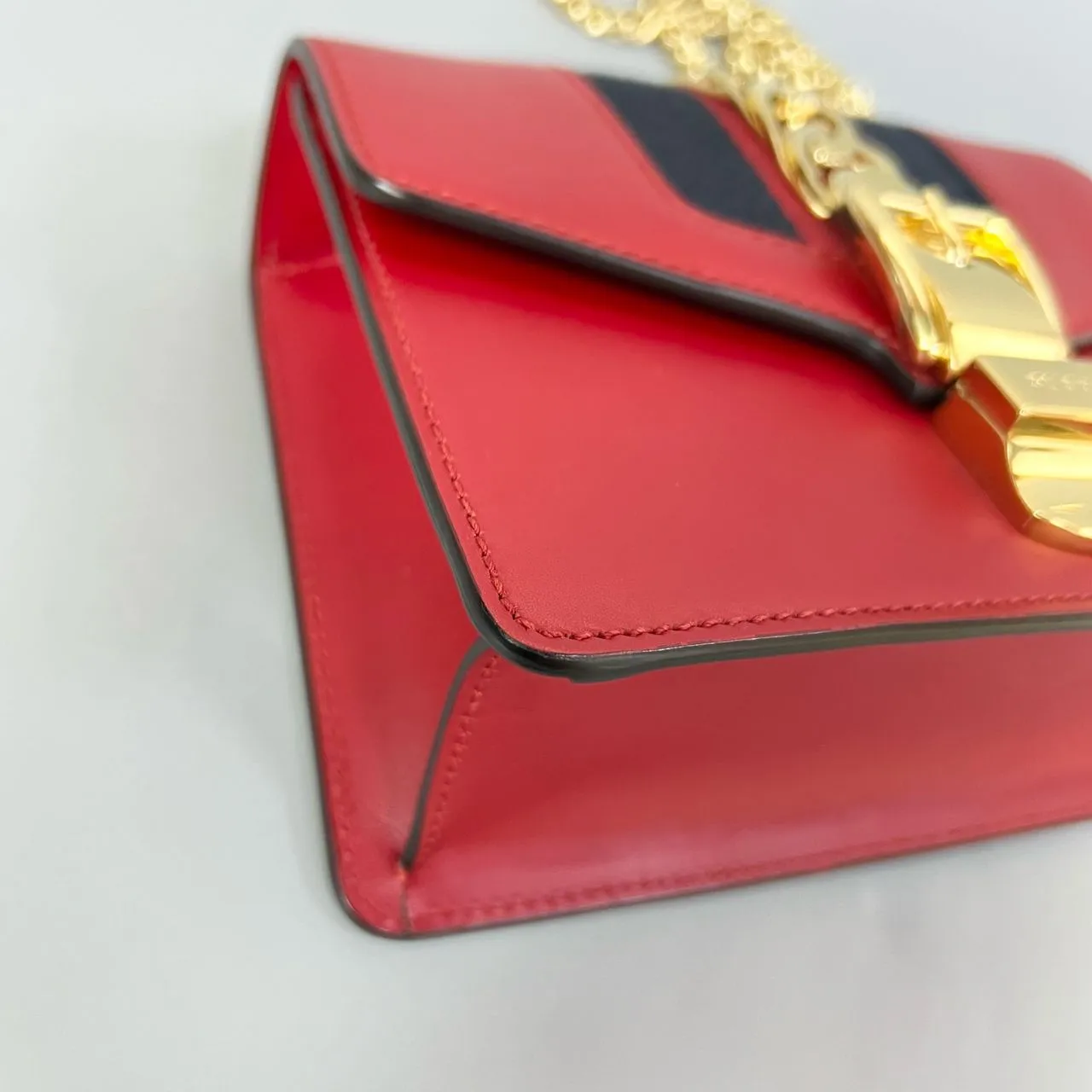 Preloved Gucci Sylvie bag 20cm*14cm red XJ11372