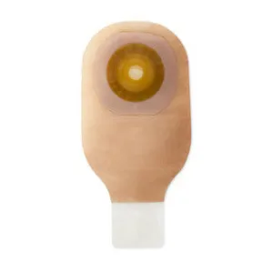 Premier One-Piece Drainable Ostomy Pouch – Convex Flextend Barrier, Clamp Closure, Tape