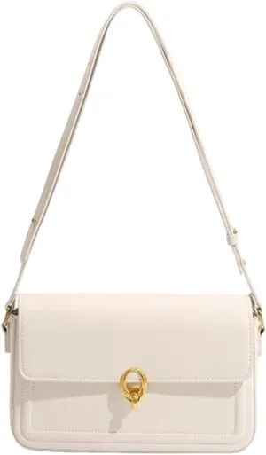 PU Leather Flap Shoulder Bag Trendy Armpit Hobo Bag Satchel Bag Fall Winter Purse Women Vintage Tote Bag