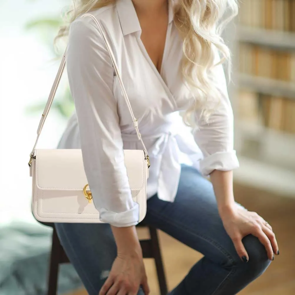 PU Leather Flap Shoulder Bag Trendy Armpit Hobo Bag Satchel Bag Fall Winter Purse Women Vintage Tote Bag