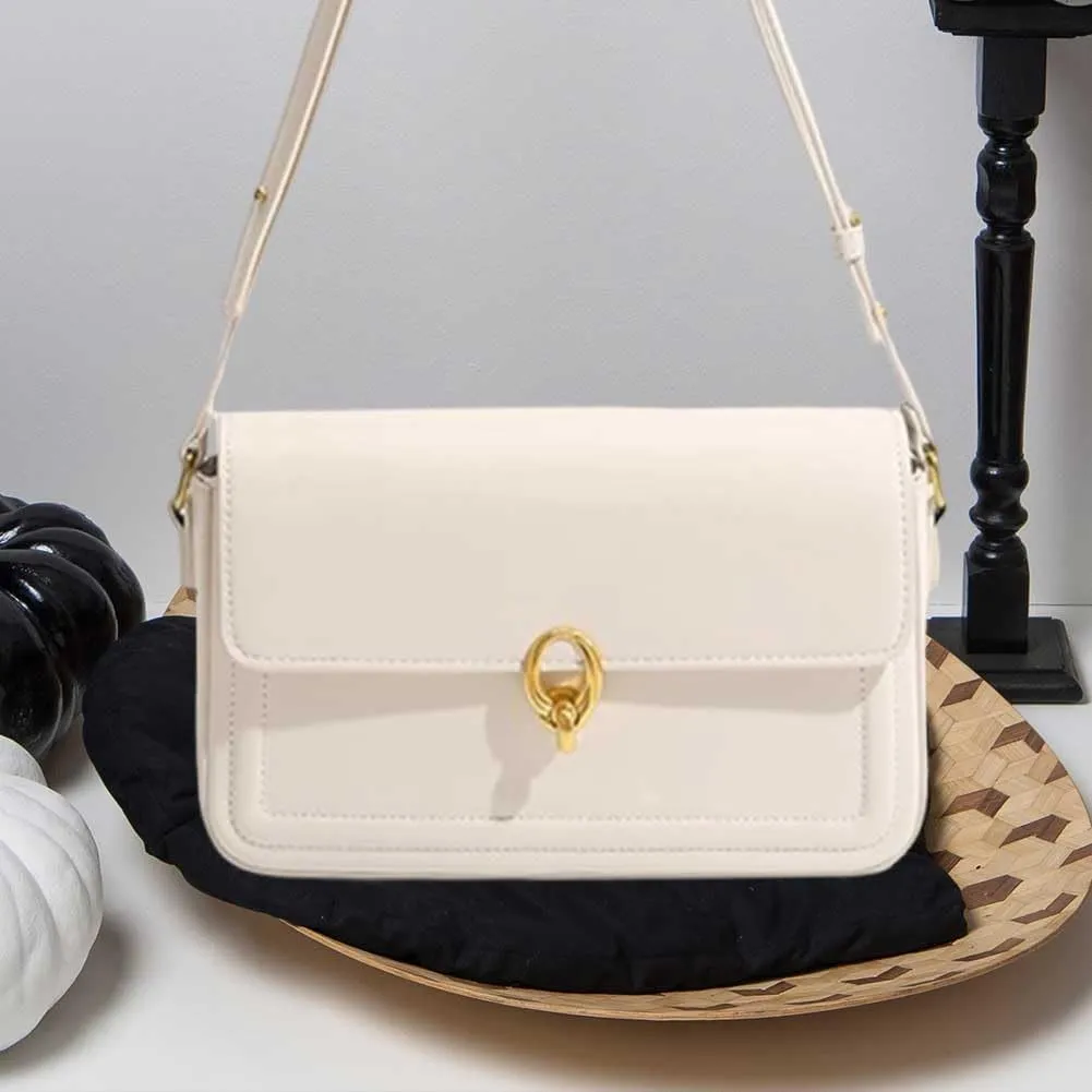 PU Leather Flap Shoulder Bag Trendy Armpit Hobo Bag Satchel Bag Fall Winter Purse Women Vintage Tote Bag