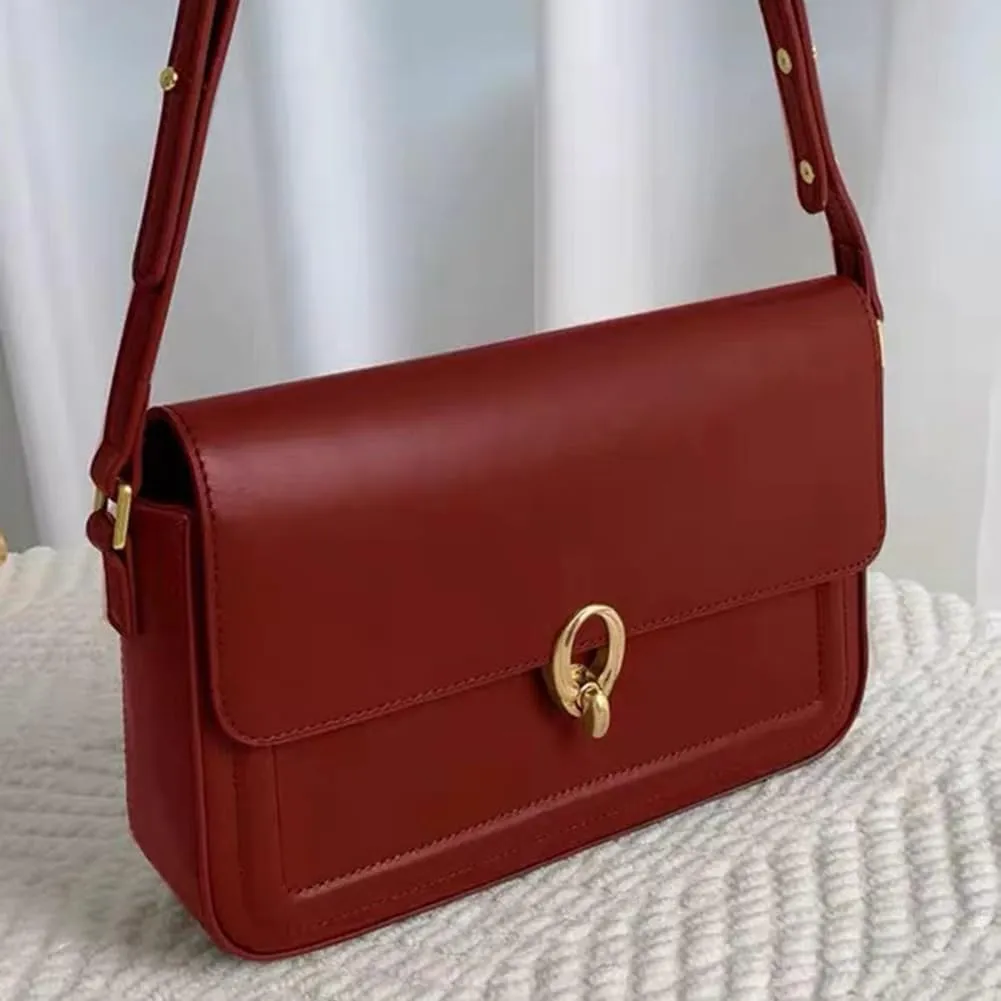 PU Leather Flap Shoulder Bag Trendy Armpit Hobo Bag Satchel Bag Fall Winter Purse Women Vintage Tote Bag