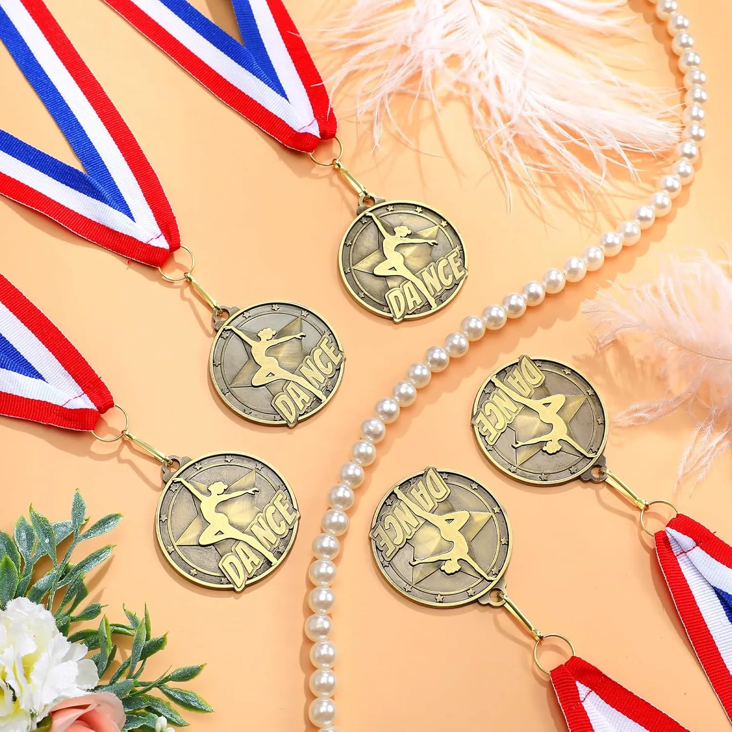 Quelay 30 Pcs 2'' Award Medals Bulk Gold Winner Medals with Neck Ribbons Metal Trophy Award Prize Gift for Tournaments, Competitions, Party, Kids and Adults