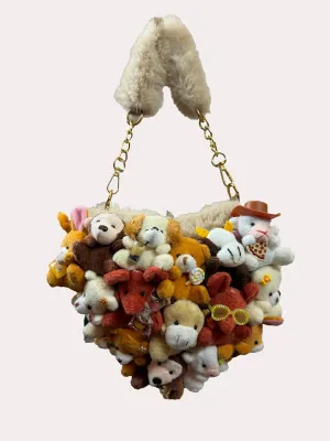 "Beige Max" Heart Custom Stuffie Tote Bag