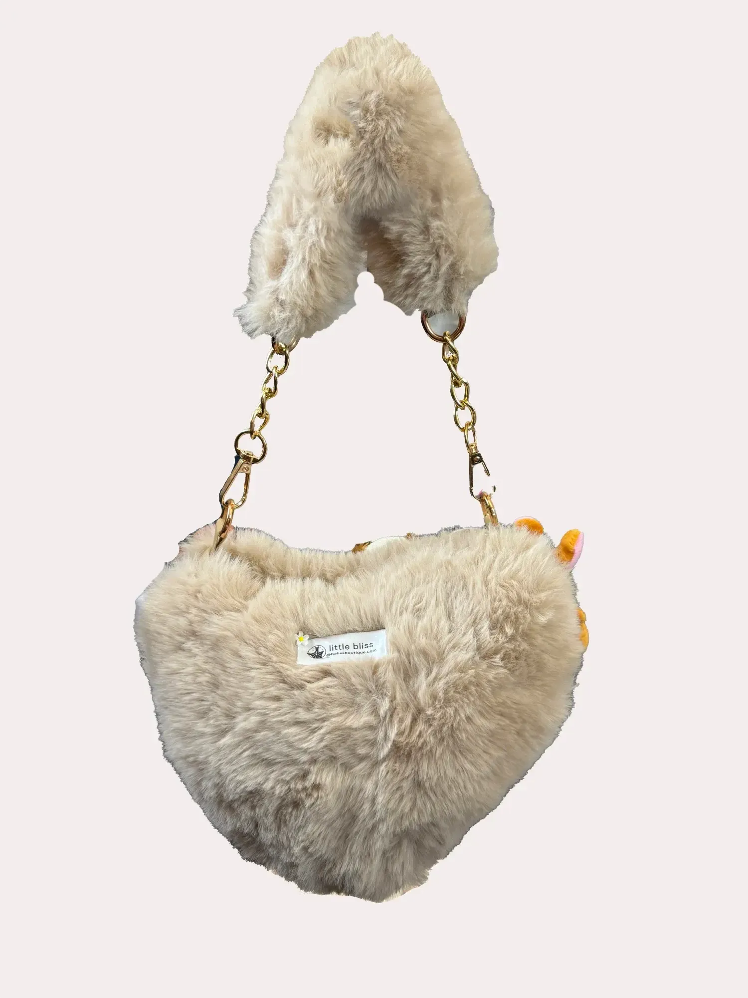 "Beige Max" Heart Custom Stuffie Tote Bag