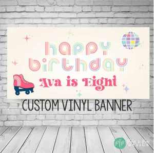 Rainbow Birthday Banner