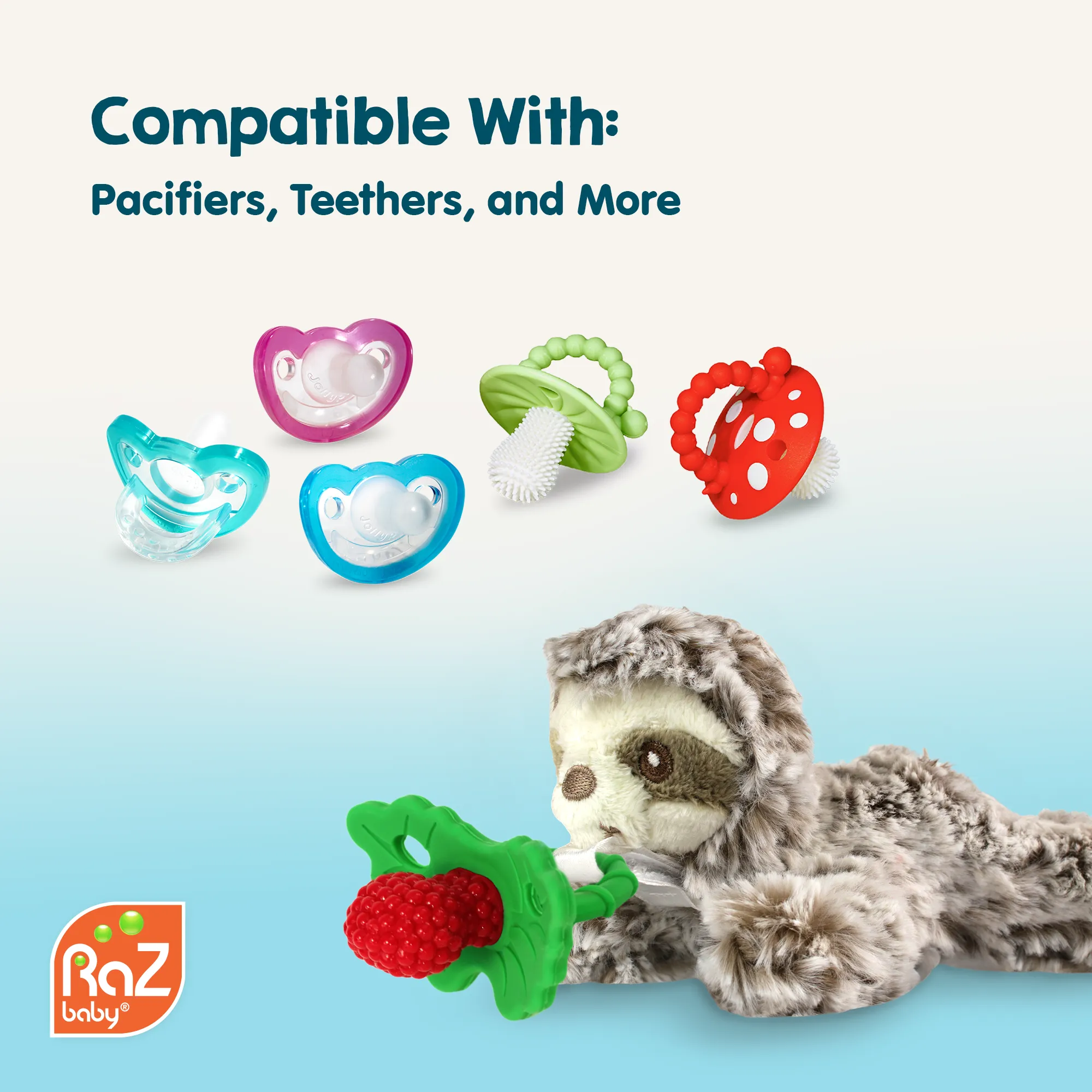 RaZbuddy Mario Monkey Paci/Teether Holder