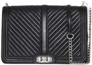 Rebecca Minkoff Women's Chevron Quilted Love Crossbody Bag