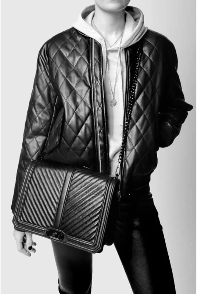 Rebecca Minkoff Women's Chevron Quilted Love Crossbody Bag