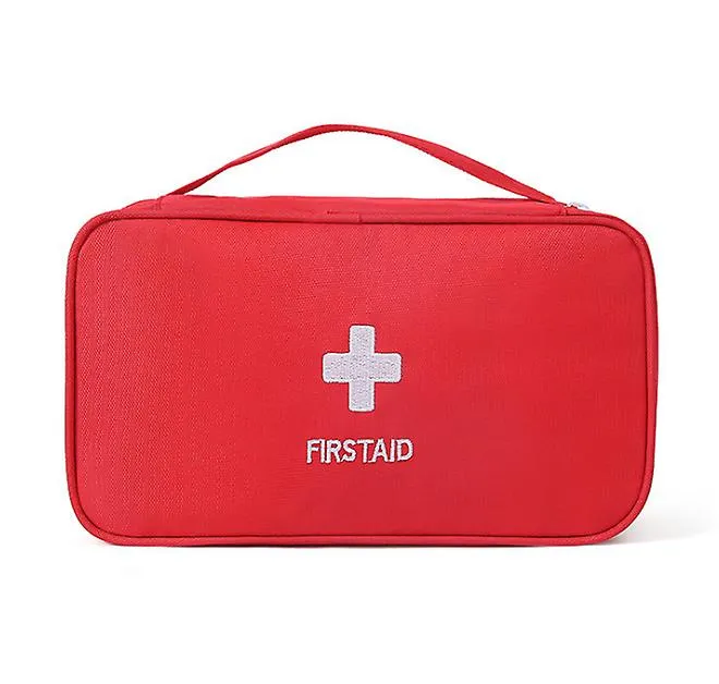 Red 24Cm*14Cm*7Cm First Aid Kit Epidemic Prevention Package Home Physiotherapy Bag Rescue Bags Zf1187