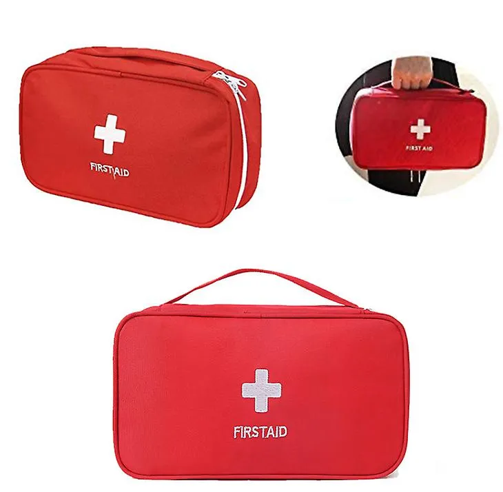Red 24Cm*14Cm*7Cm First Aid Kit Epidemic Prevention Package Home Physiotherapy Bag Rescue Bags Zf1187
