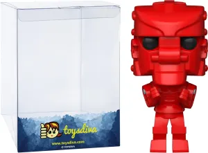 Red Rocker: P o p ! Retro Toys Vinyl Figurine Bundle with 1 Compatible 'ToysDiva' Graphic Protector (015-51321 - B)