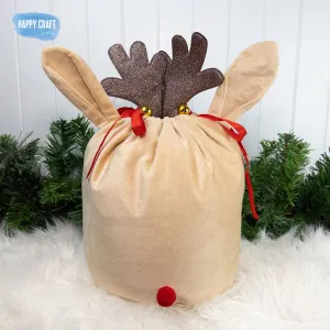 Reindeer Velvet Pouch