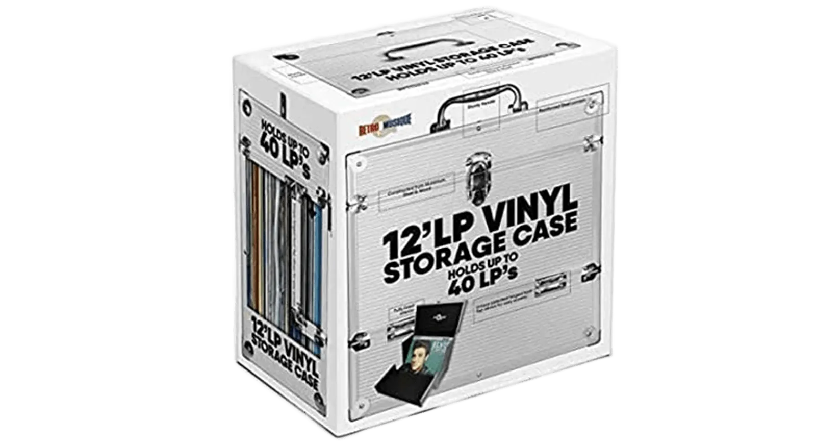 Retro Musique : 12-Inch Aluminium LP Case