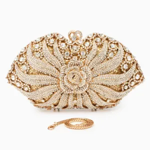 Rhinestone Clutch Bag by Valerie