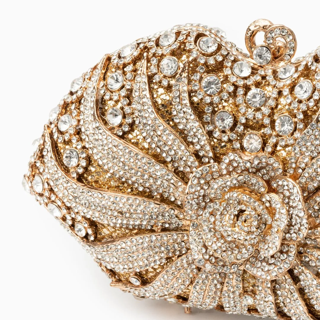 Rhinestone Clutch Bag by Valerie