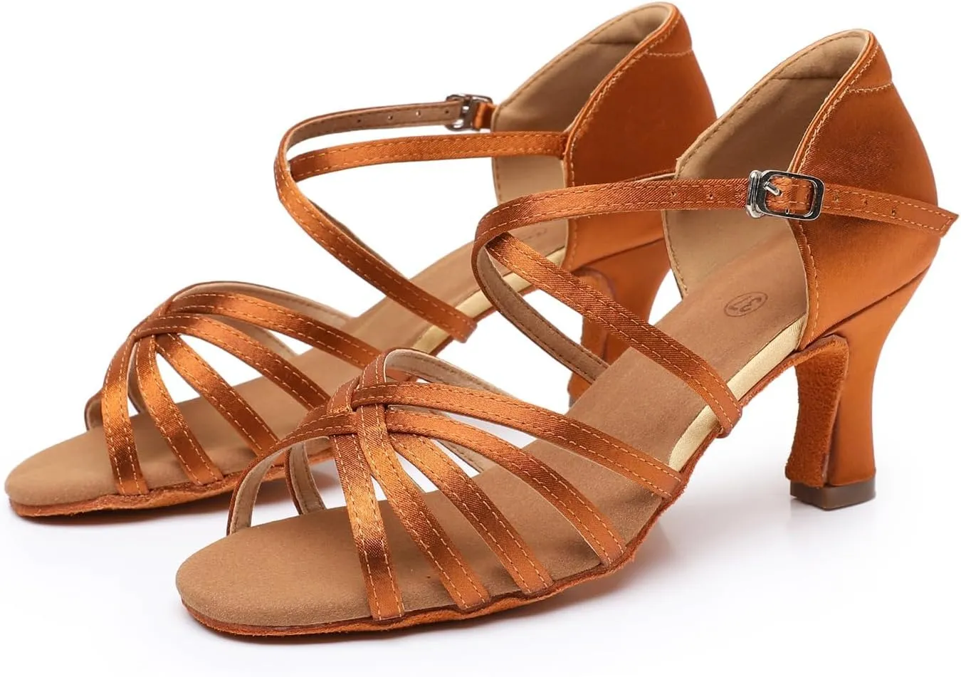 Rosefinch Professional-Grade Non-Slip Latin Dance Shoes for Women - Lightweight and Flexible Ballroom Dance Shoes for Students and Teachers