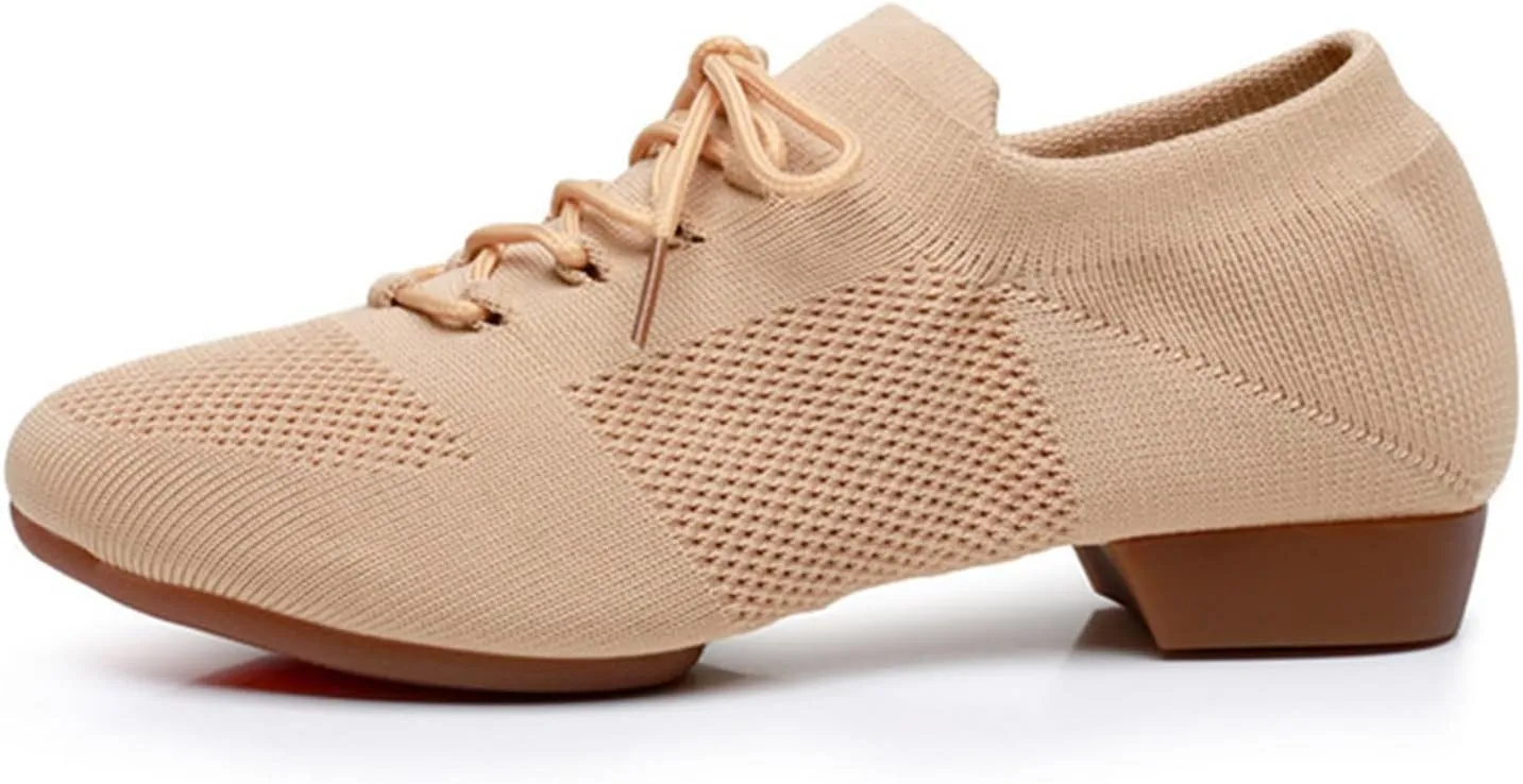 Rosefinch Women's Jazz Dance Shoes Knitted Yoga Latin Ballet Modern Dance Practice Shoes