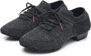 Rosefinch Women's Jazz Dance Shoes Knitted Yoga Latin Ballet Modern Dance Practice Shoes