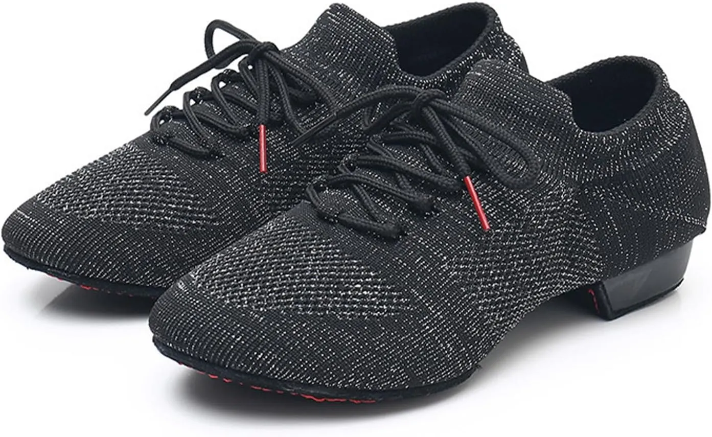 Rosefinch Women's Jazz Dance Shoes Knitted Yoga Latin Ballet Modern Dance Practice Shoes