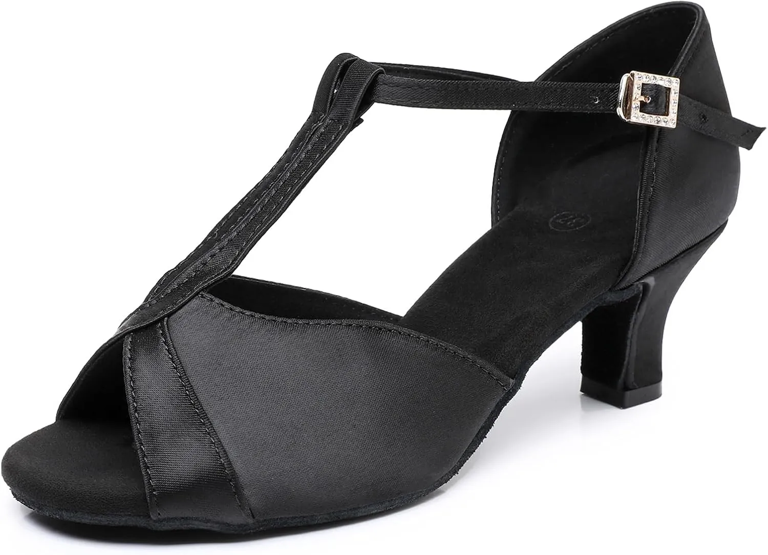 Rosefinch Women's Latin Dance Shoes Satin Professional Ballroom Salsa Wedding Dancing Shoes
