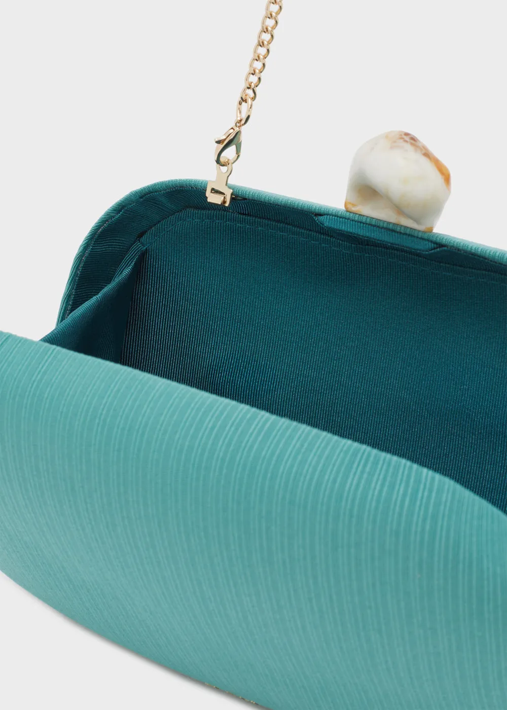 ROSI CLUTCH W/ SHELL CLOSURE