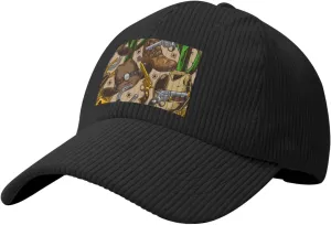 Rustic Cowgirl Cowboy Western Country Style Desert Adult Corduroy Hat,Cooling Eyelets Indoor Baseball Cap